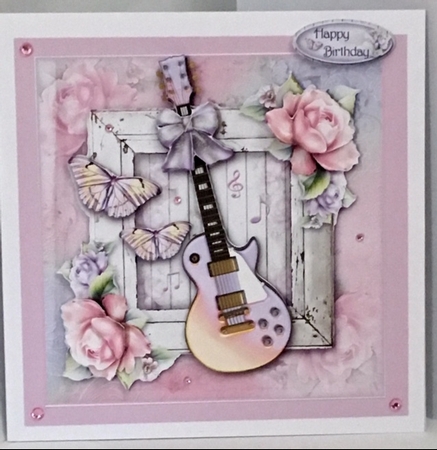 Shadow Box - the Guitar by Deborah Stubbenhagen