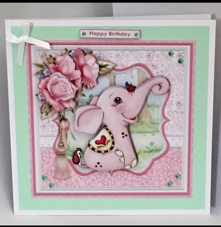 ELLIES FRIEND 8x8 Decoupage & Insert Mini Kit by Deborah Stubbenhagen