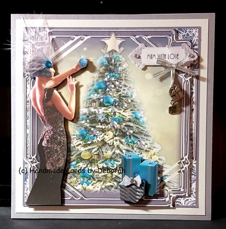 Blue Deco Christmas by Deborah Sweet