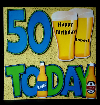 'any Age' with Beer Card Kit by Deborah Sweet