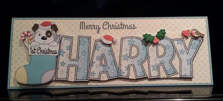 Patch 1st Xmas Harry Large Dl by Deborah Sweet