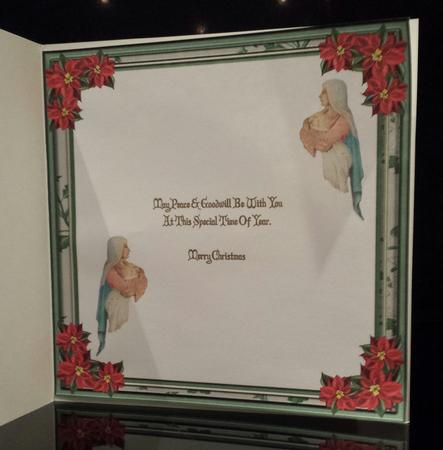 A Child is Born 8 x 8ins Insert 1 by Deborah Sweet