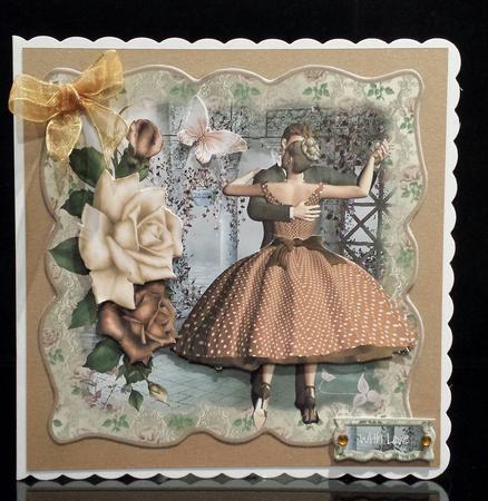 Beautiful Vintage the Waltz Shaped Topper by Deborah Sweet