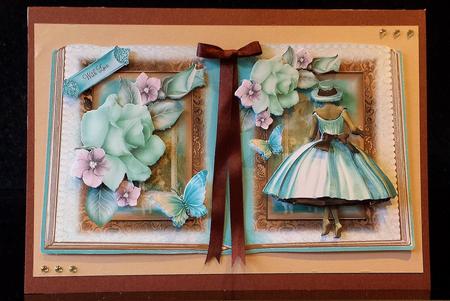 Book Style Tip Toe Lady by Deborah Sweet