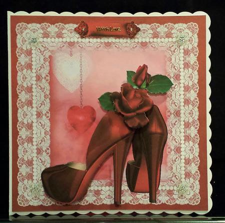 Red Shoes Red Soles and Roses by Deborah Sweet