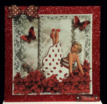 Bed of Roses Topper by Deborah Sweet