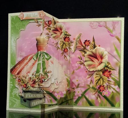 Fleur No Holes Fold Card Kit by Deborah Sweet
