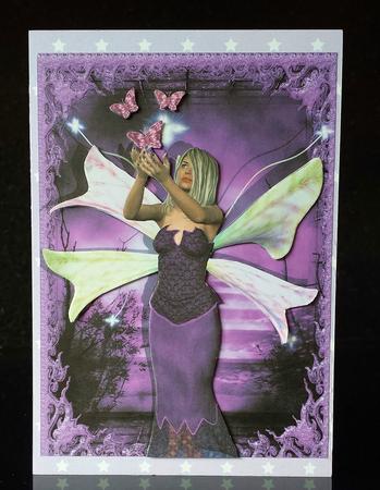 The Flutter Fairy A4 by Deborah Sweet