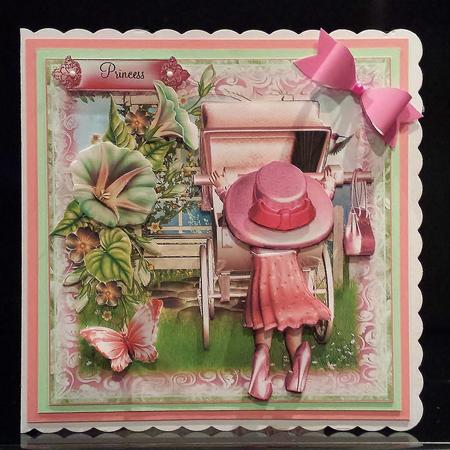 Beautiful Little Mummy Card Front Kit by Deborah Sweet