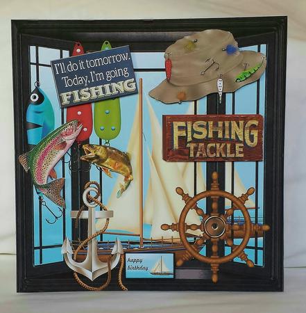 Window Gone Fishing by Deborah Sweet