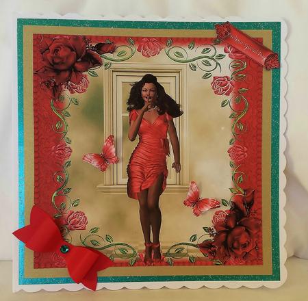 Vintage Pin Up Scarlet by Deborah Sweet