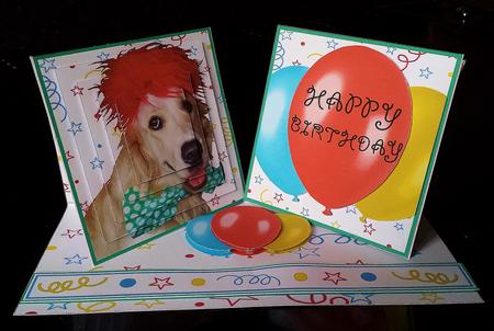 Happy Birthday Pyramage Double Twist Easel Mini Kit by Deborah Sweet