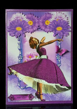 The Purple Sparkle Dress by Deborah Sweet