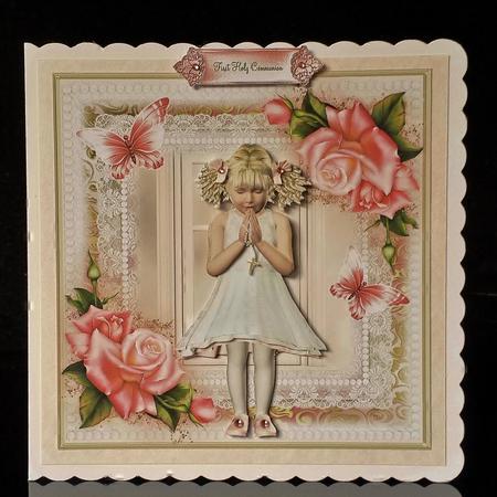 Holy Communion Card Front Kit by Deborah Sweet