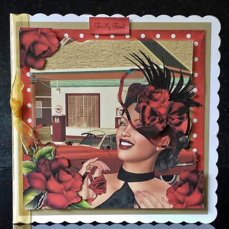 The Gas Station Card Front Kit by Deborah Sweet