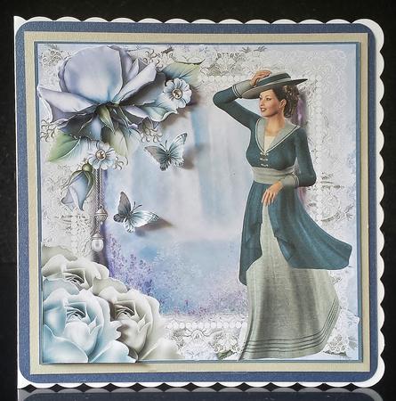 Beautiful Edwardian Blue by Deborah Sweet