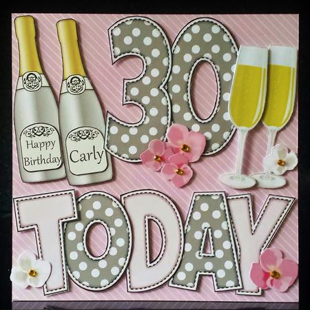 'any Age' with Champagne Card Kit by Deborah Sweet