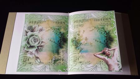 Insert to Compliment Retro Music and Roses by Deborah Sweet