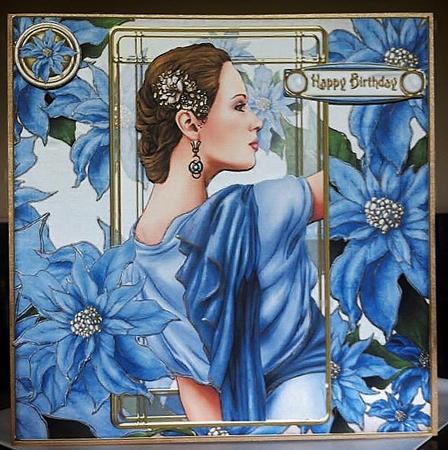Art Deco Pandore (lilac) 8x8 Mini Kit by Deborah Sweet