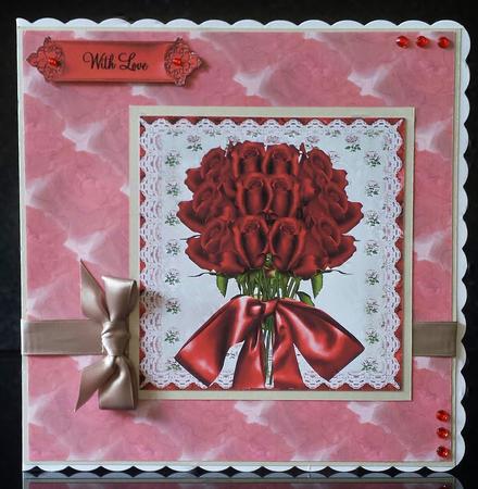 The Rose Collection 12 Backing Papers by Deborah Sweet