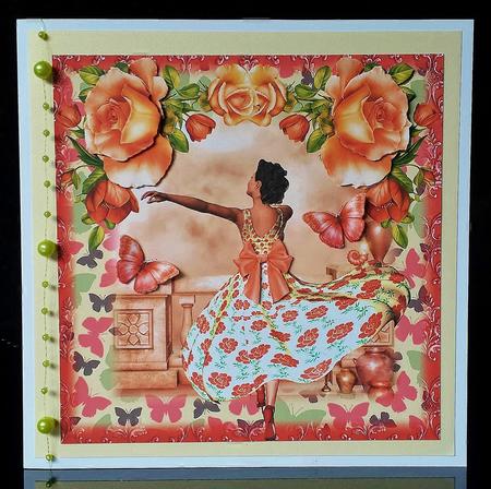 Beautiful Peach Rose Beauty Topper by Deborah Sweet