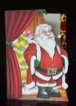 Father Christmas Over the Edge by Deborah Sweet