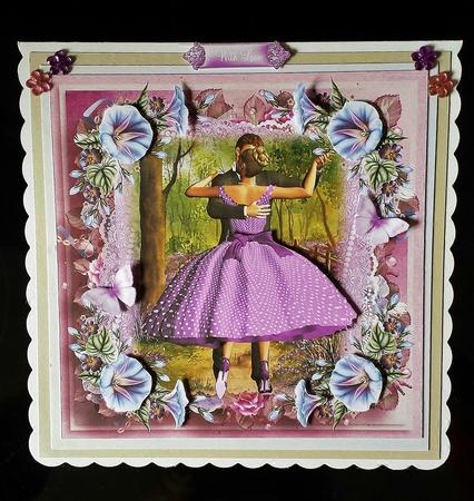 The Dance Vintage Style Topper by Deborah Sweet