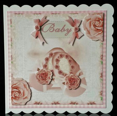 Beautiful Baby Girl Shoes Topper by Deborah Sweet