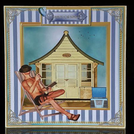 Life's a Beach Relax Topper by Deborah Sweet