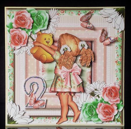 Dancing with My Best Friend Card Front Kit by Deborah Sweet