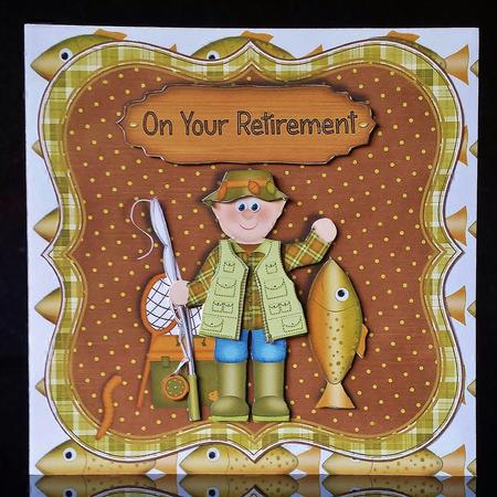 Gone Fishing Card Topper by Deborah Sweet