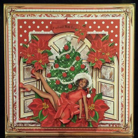 Gorgeous All Wrapped Up 8x8 Card Front Kit by Deborah Sweet