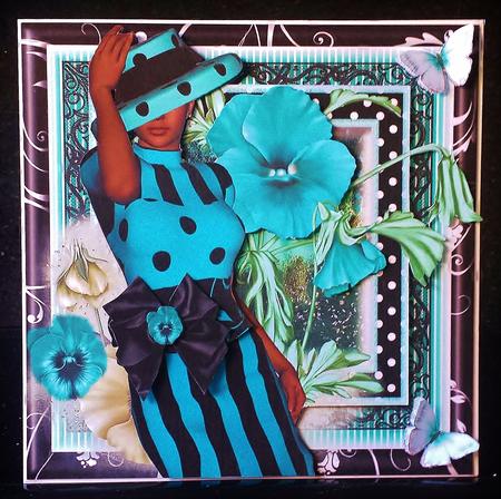 Gorgeous Out in Style Card Front Kit by Deborah Sweet