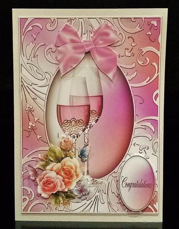 Congratulations Anniversary/wedding Day Card Front by Deborah Sweet