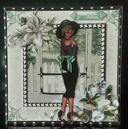 Beautiful Winter Wonderland Card Front Kit by Deborah Sweet
