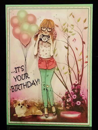 It's Your Birthday! Camera Girl by Deborah Sweet