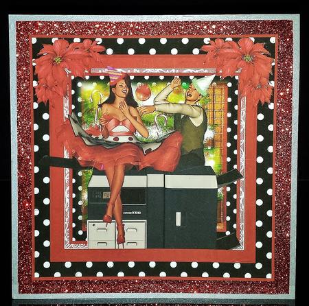 The Office Party Quick Card Topper by Deborah Sweet