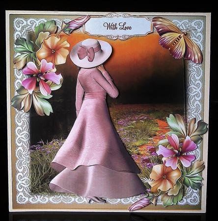 A Stroll in the Woods Card Front Kit by Deborah Sweet