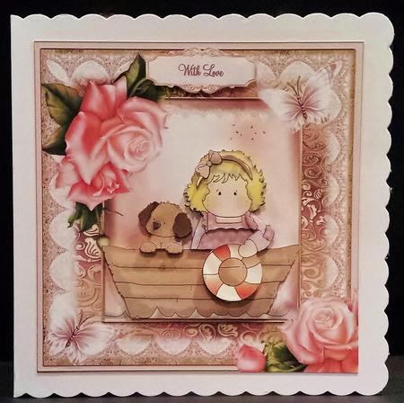 Cruising Along Cute Card Front Kit by Deborah Sweet