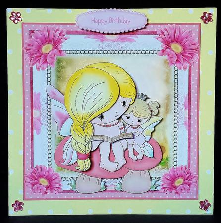 Fairies Story Time Card Front Kit by Deborah Sweet