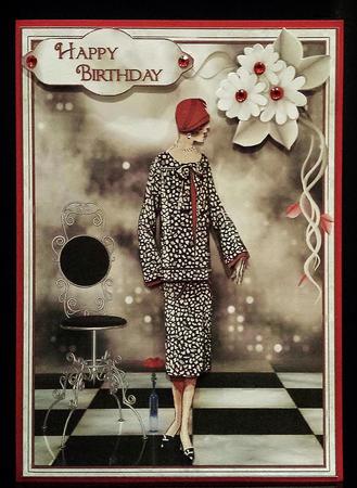 1920's Black and Red Fashion Show by Deborah Sweet
