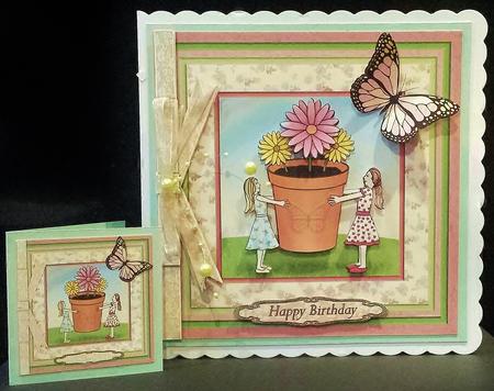 Flowers for You 8x8 Mini Kit by Deborah Sweet