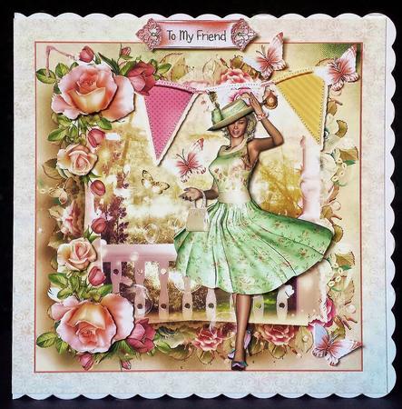 The Village Fete Card Front Kit by Deborah Sweet