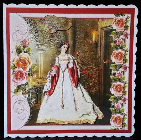 Medieval Lady Fashion and Roses Mini Kit by Deborah Sweet
