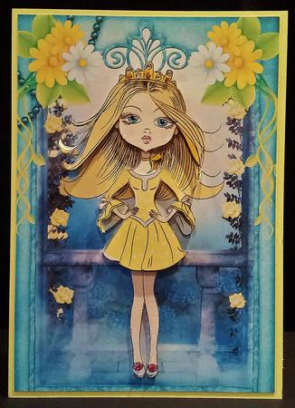 Teen Fashionista! I Am a Princess Decoupage by Deborah Sweet
