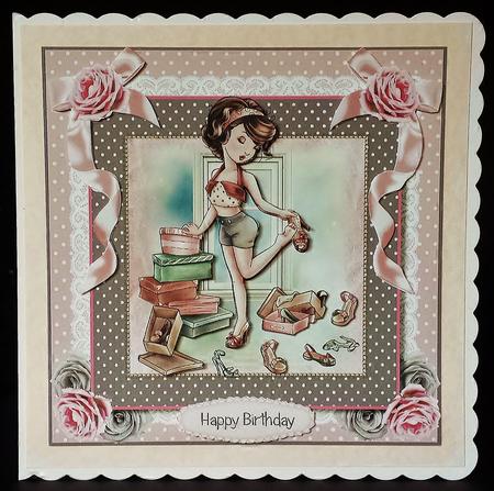 Cute If the Shoes Fit Topper by Deborah Sweet