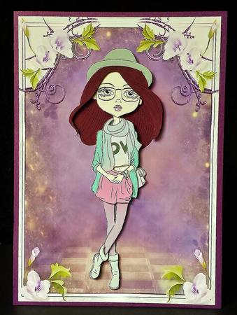 Teen Fashionista! Latest Trend Decoupage by Deborah Sweet