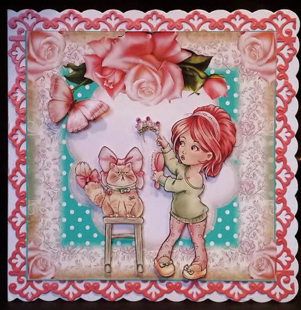 The Pampered Kitty Topper by Deborah Sweet