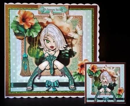 The Cabaret Card Front Kit by Deborah Sweet