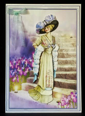 Lemon and Lilac Edwardian Lady Fashion Show by Deborah Sweet